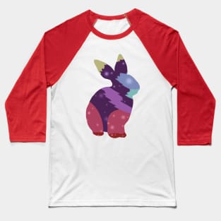 Rabbit Animal Gradation Baseball T-Shirt